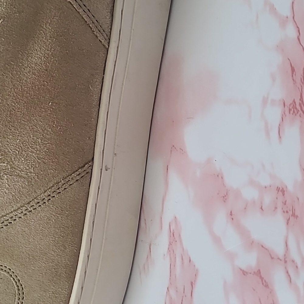 EUC Franco Fortini Taupe Suede Leather James Sneakers Sz Men 10.5 - Picture 7 of 9